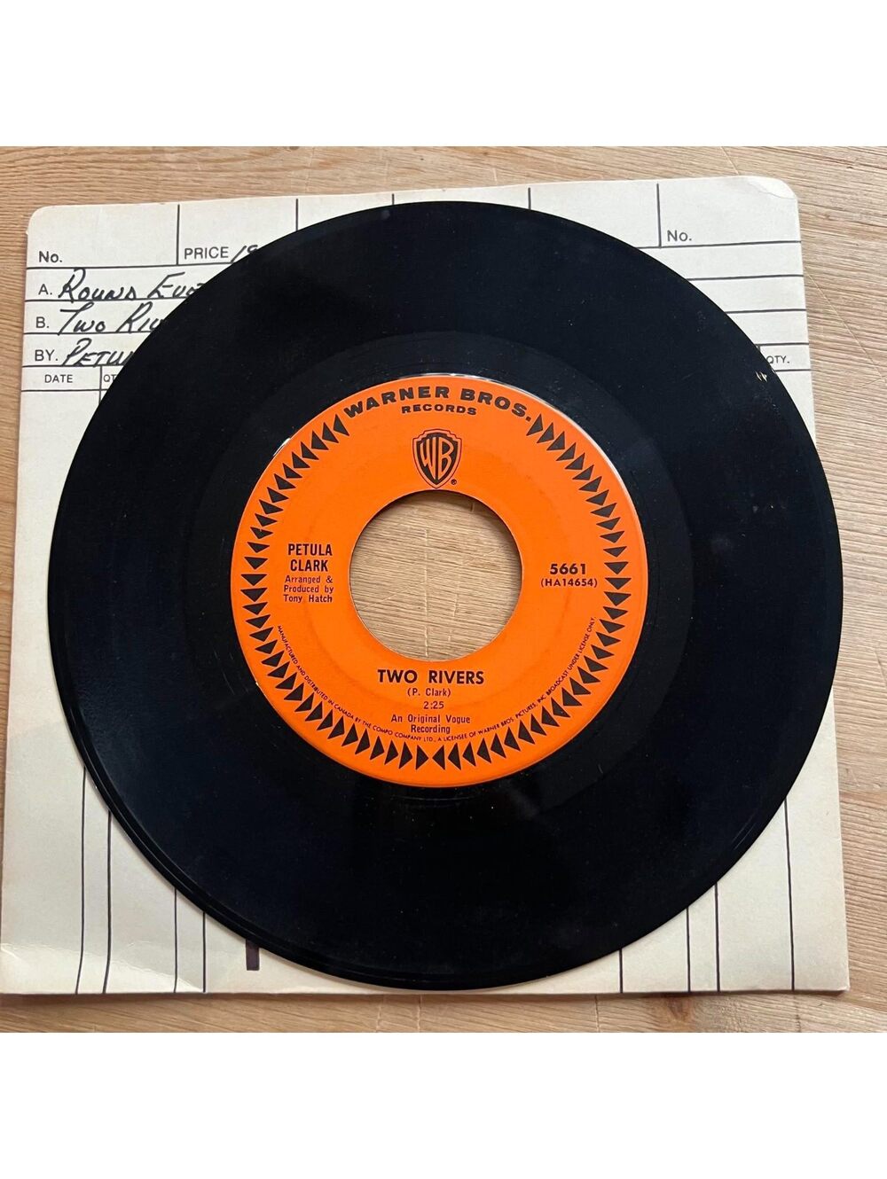 Petula Clark - Two Rivers/Round Every Corner 45rpm VG+ R13